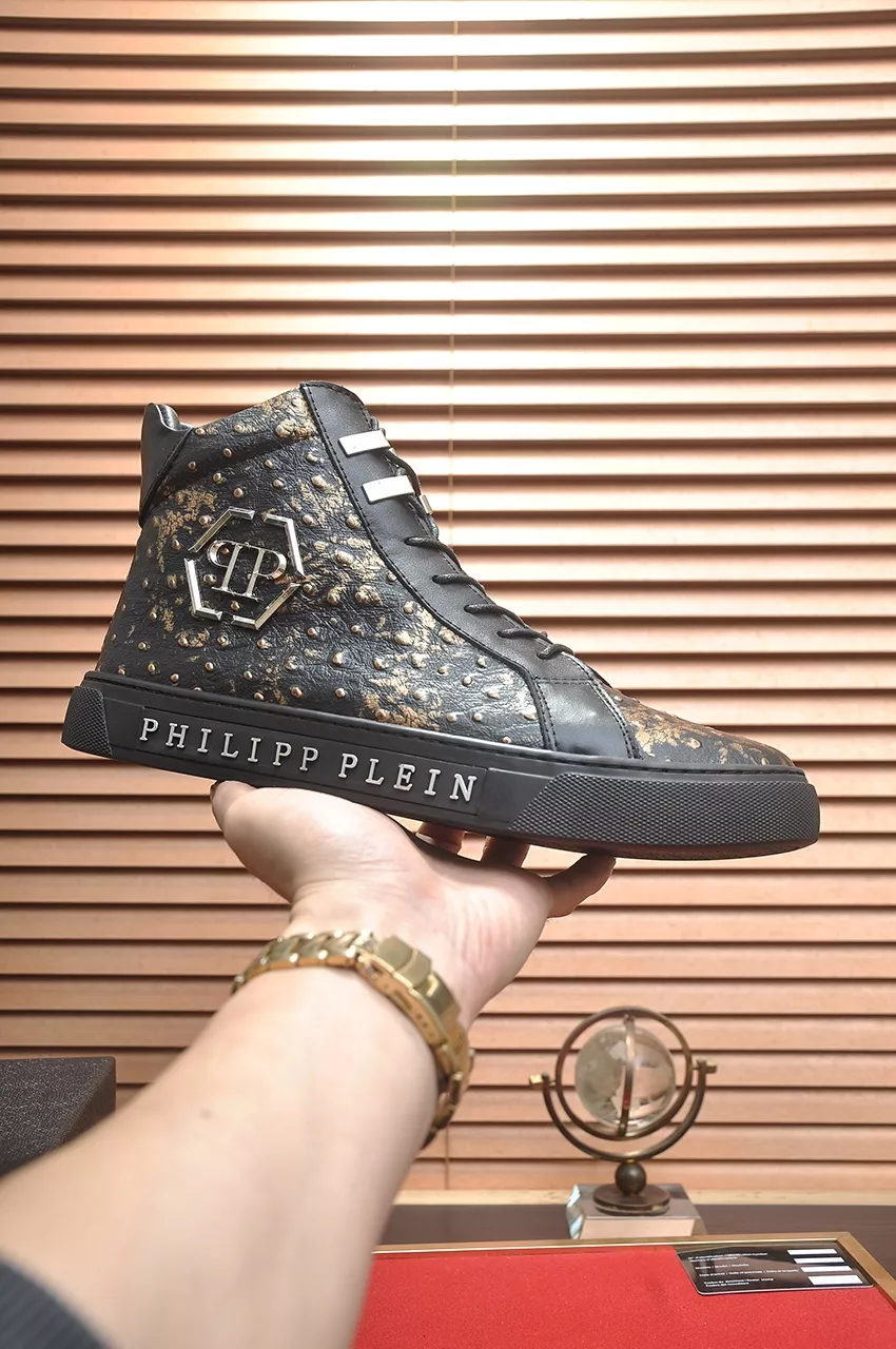 Comfortable 4173 Philipp Plein PP High Tops Shoes For Men