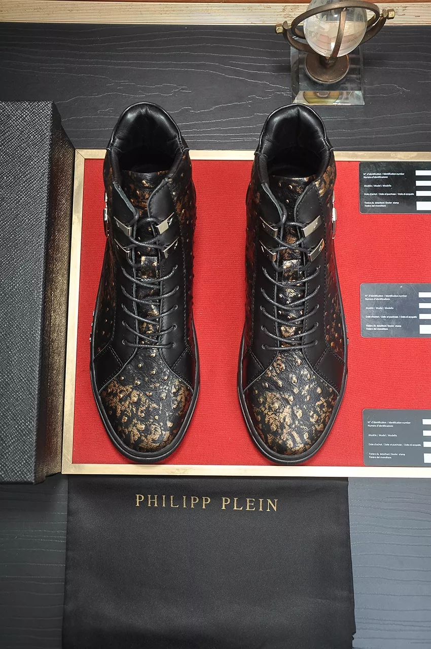 Comfortable 4173 Philipp Plein PP High Tops Shoes For Men