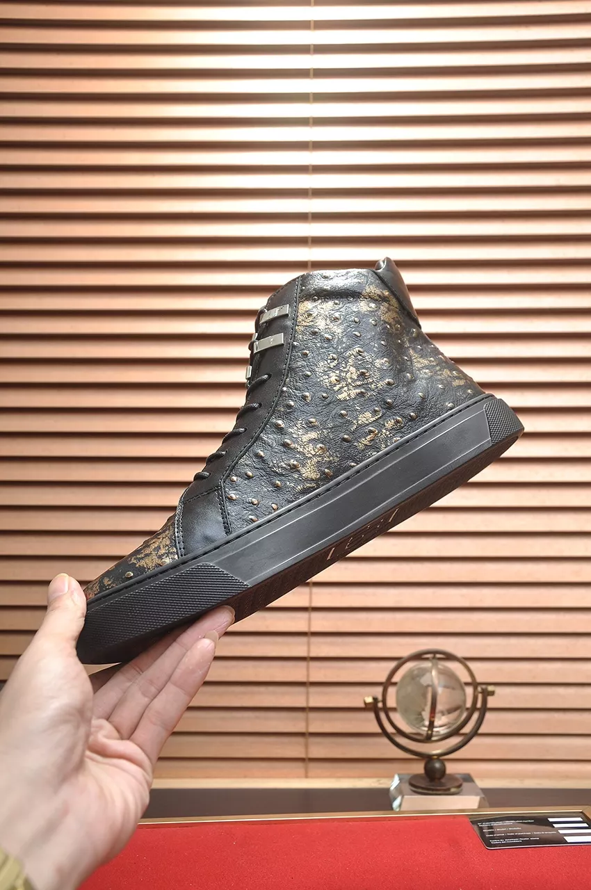 Comfortable 4173 Philipp Plein PP High Tops Shoes For Men