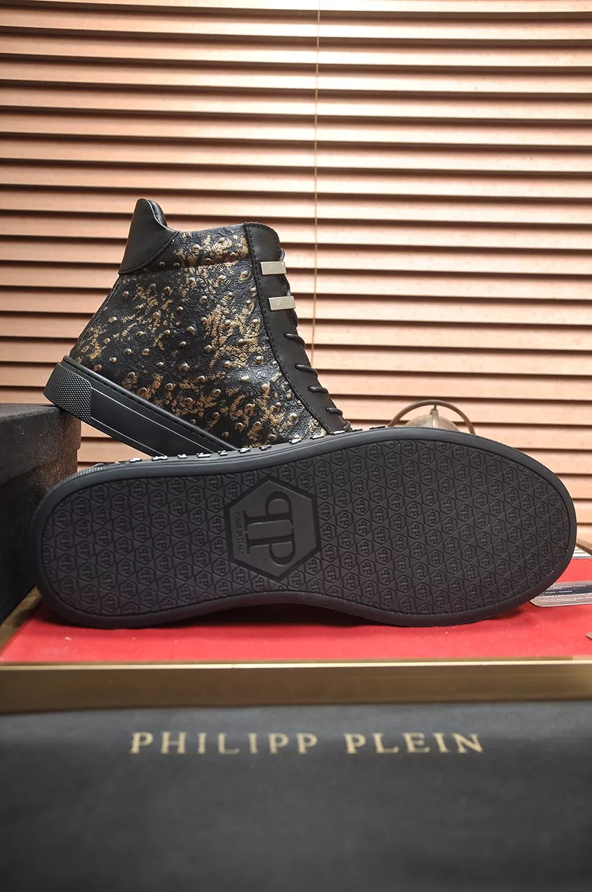 Comfortable 4173 Philipp Plein PP High Tops Shoes For Men