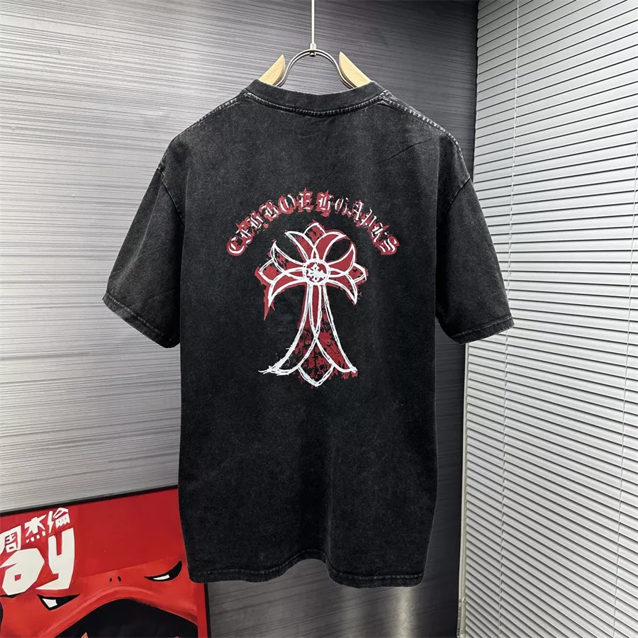 Comfortable 4180 Chrome Hearts T-Shirts Short Sleeved For Unisex