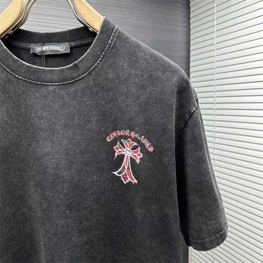Comfortable 4180 Chrome Hearts T-Shirts Short Sleeved For Unisex