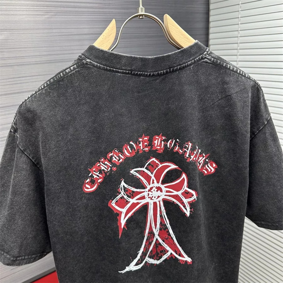Comfortable 4180 Chrome Hearts T-Shirts Short Sleeved For Unisex