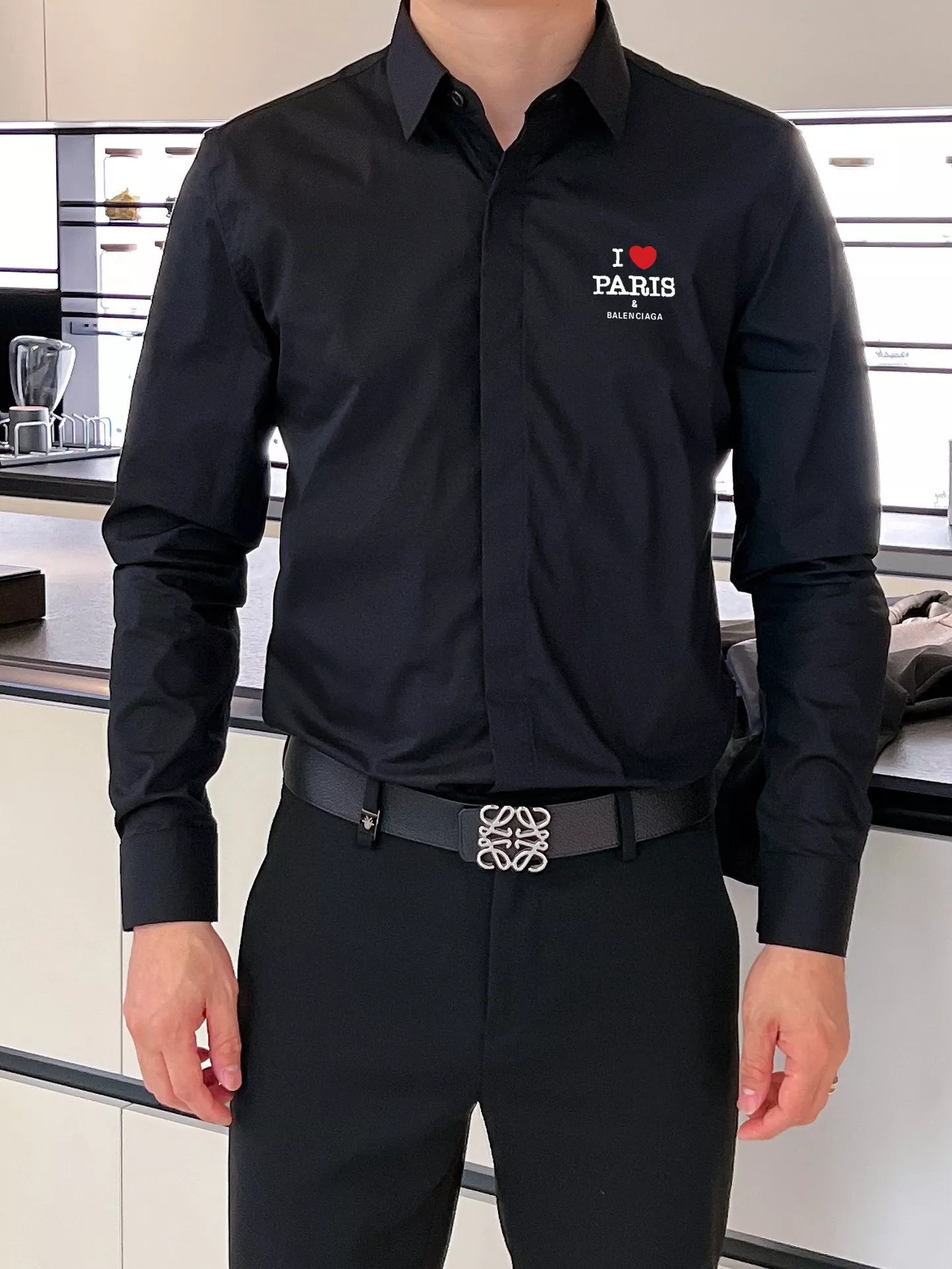Comfortable 4343 Balenciaga Shirts Long Sleeved For Men