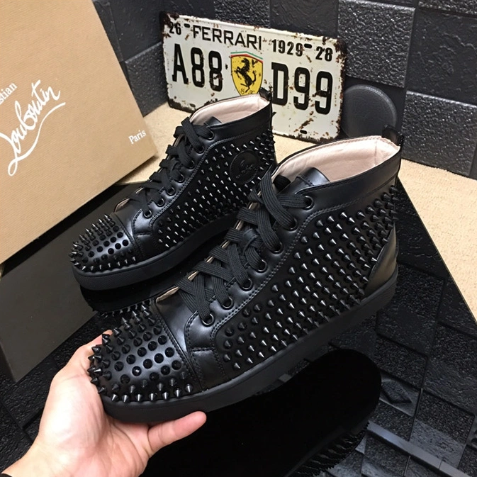 Comfortable 444 Christian Louboutin CL High Tops Shoes For Women