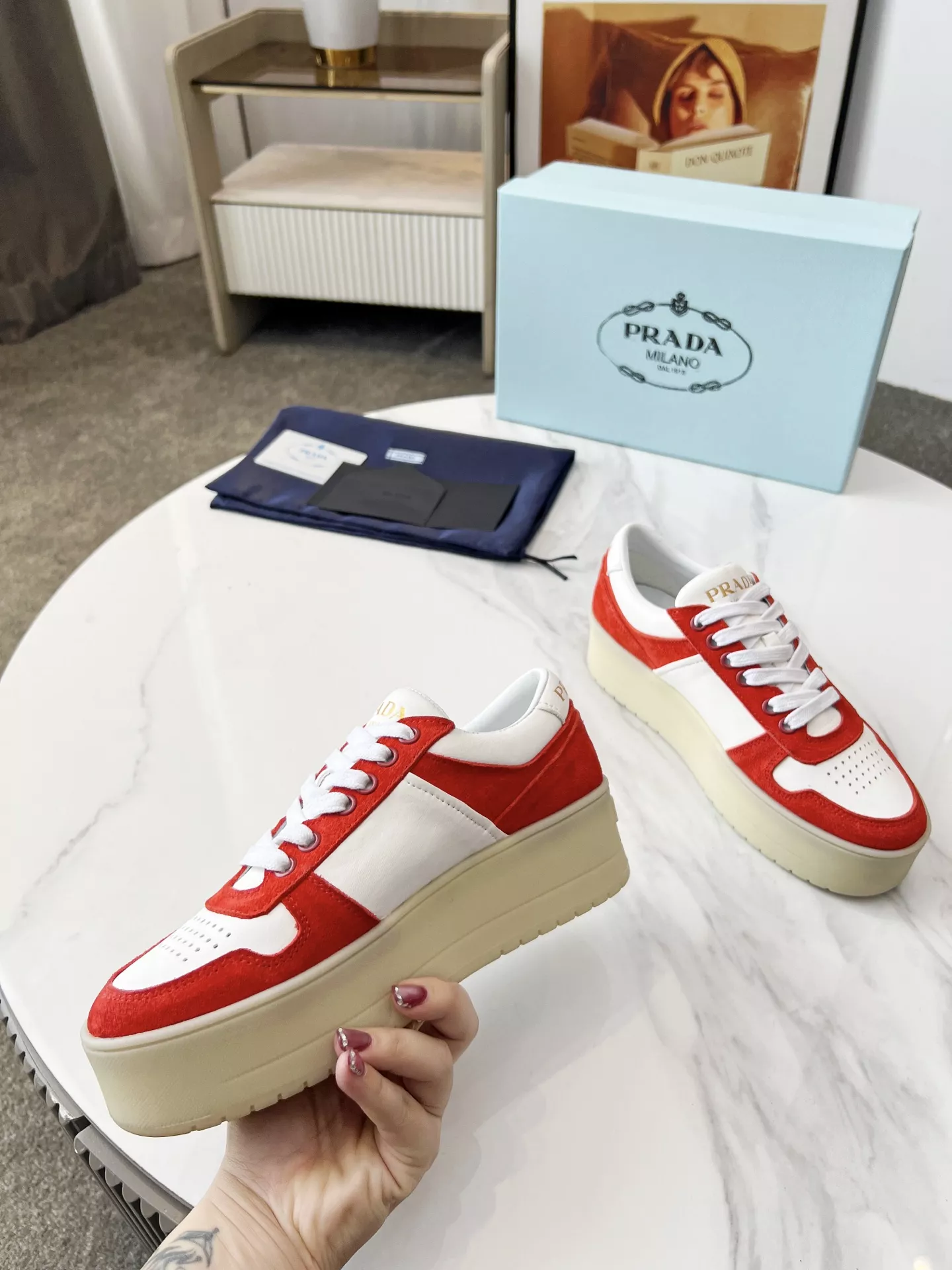 Comfortable 4442 Prada Casual Shoes For Women