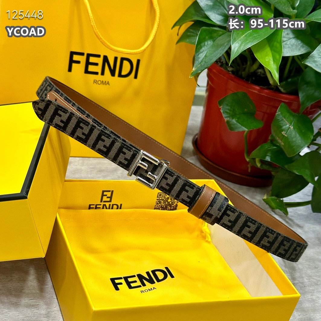 Comfortable 4512 Fendi AAA Quality Belts For Women