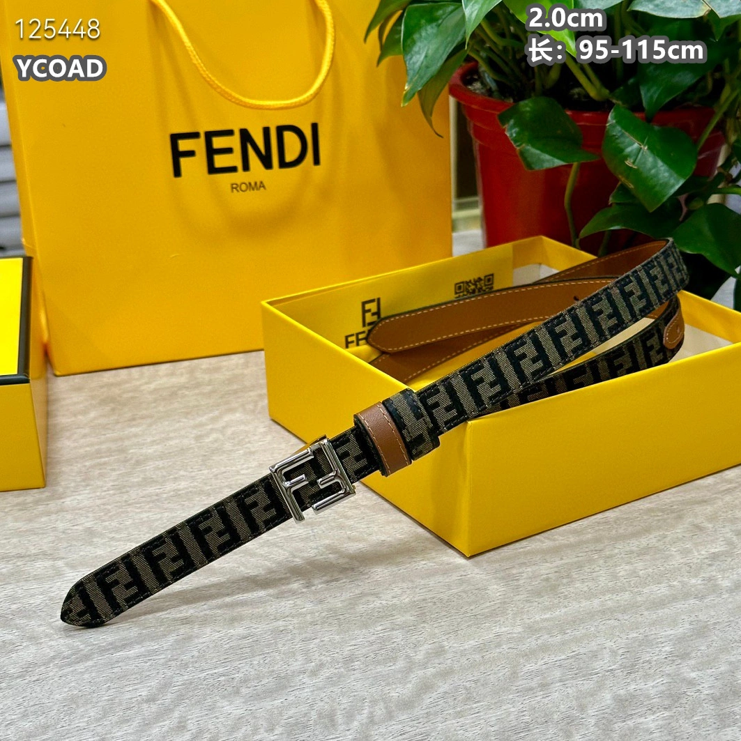 Comfortable 4512 Fendi AAA Quality Belts For Women