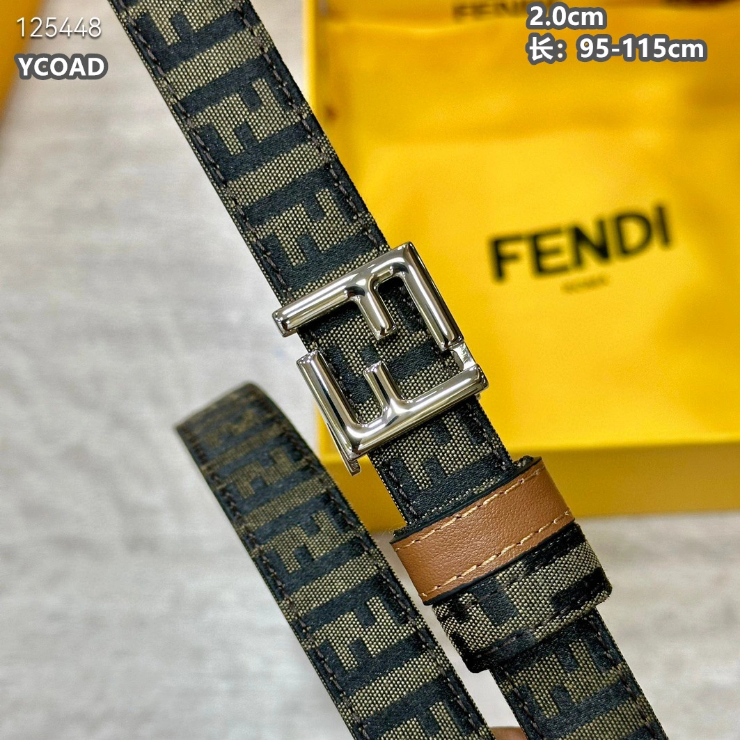 Comfortable 4512 Fendi AAA Quality Belts For Women