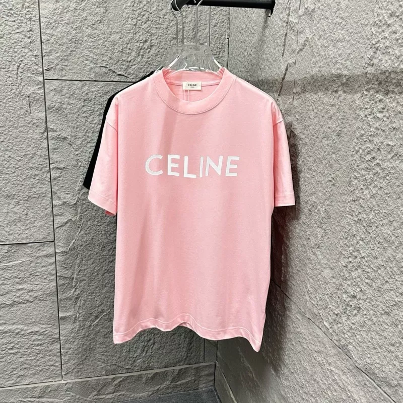 Comfortable 4528 Celine T-Shirts Short Sleeved For Unisex