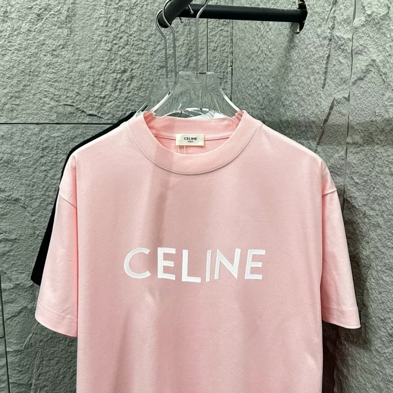 Comfortable 4528 Celine T-Shirts Short Sleeved For Unisex