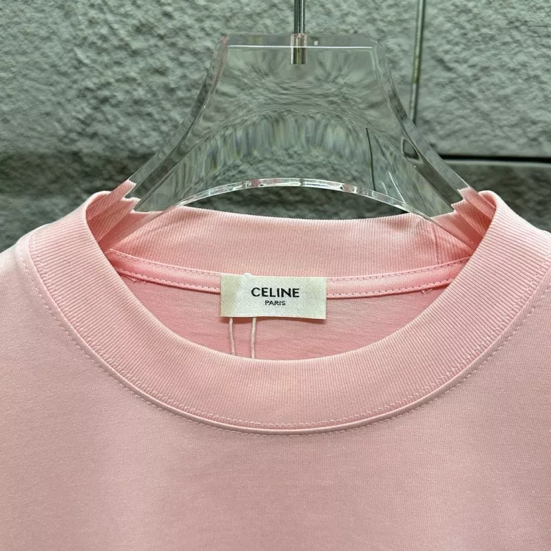 Comfortable 4528 Celine T-Shirts Short Sleeved For Unisex