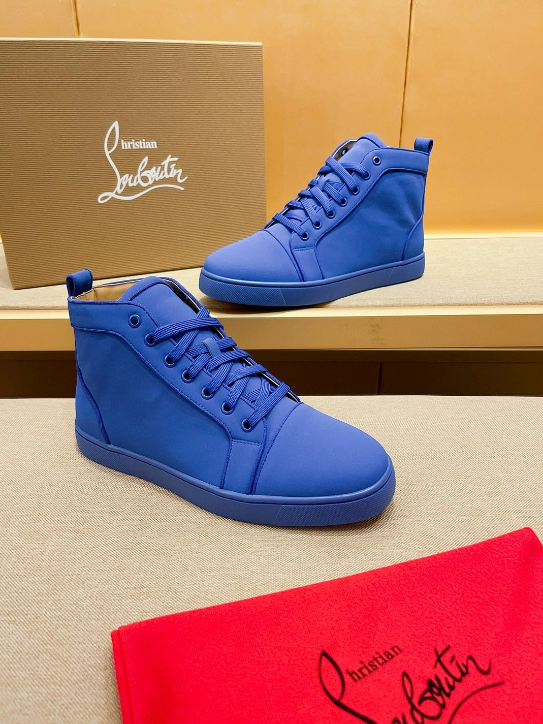 Comfortable 4658 Christian Louboutin High Top Shoes For Men