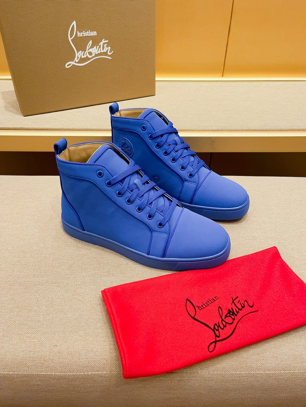 Comfortable 4658 Christian Louboutin High Top Shoes For Men