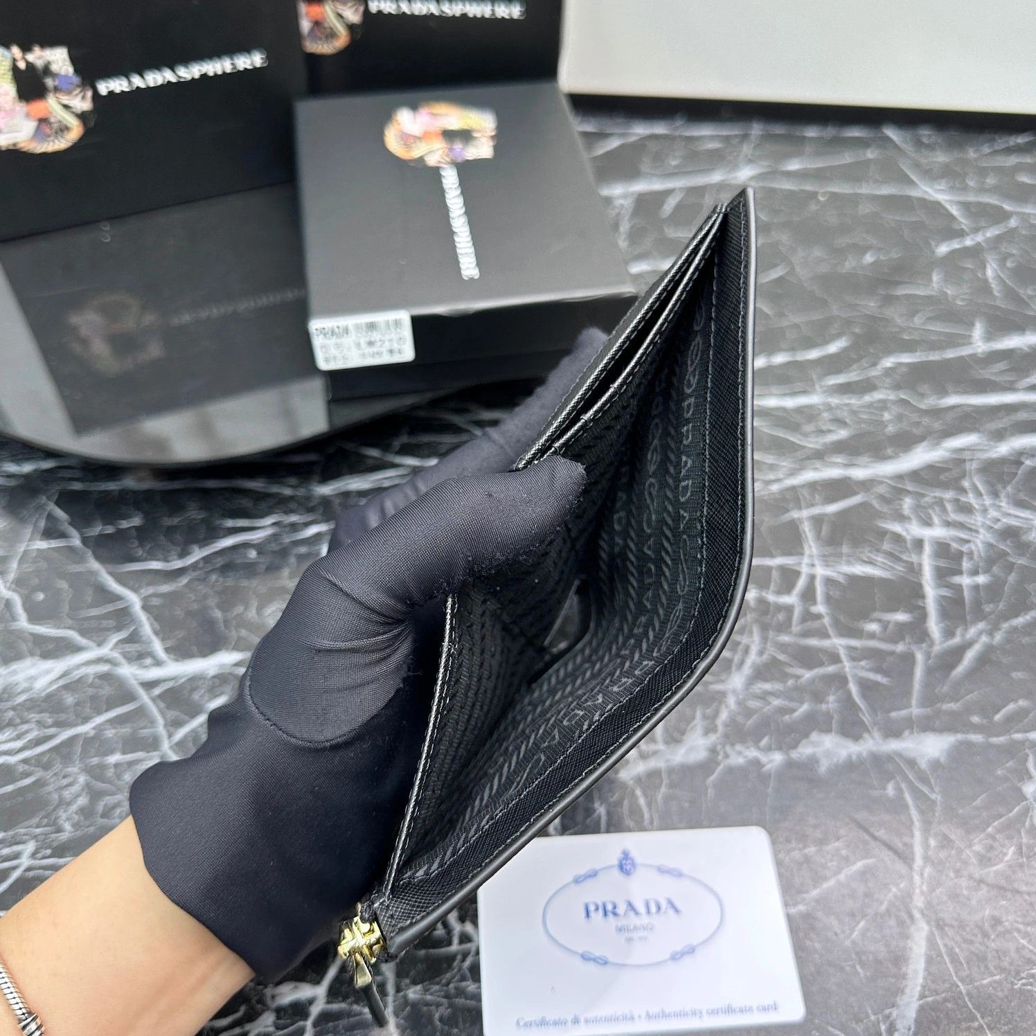 Comfortable 4762 Prada Card Case For Women