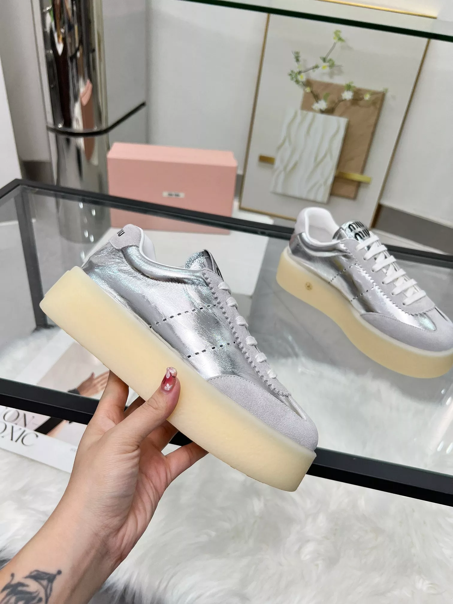 Comfortable 4797 MIU MIU Casual Shoes For Women