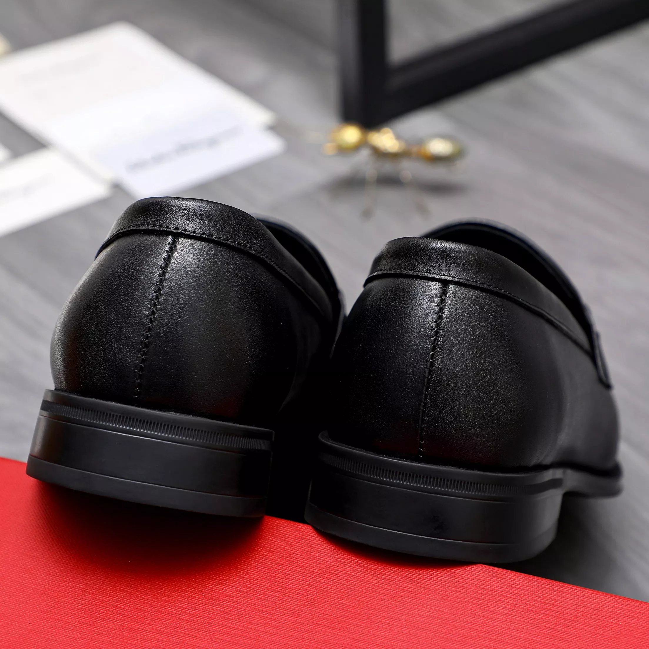 Comfortable 491 Salvatore Ferragamo Leather Shoes For Men
