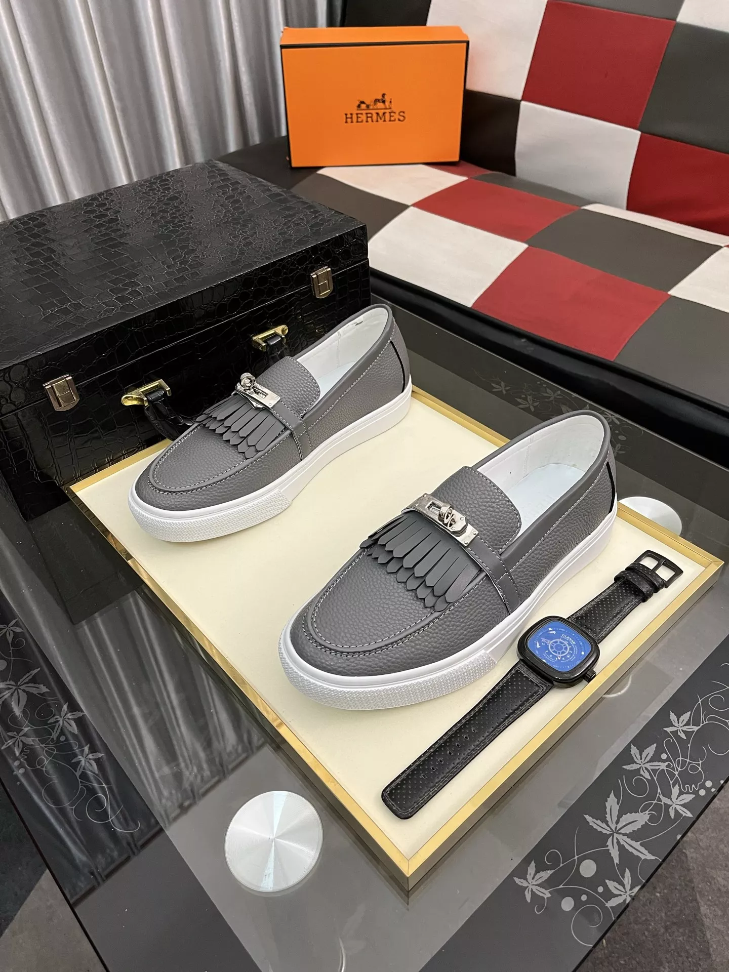 Comfortable 5008 Hermes Casual Shoes For Men