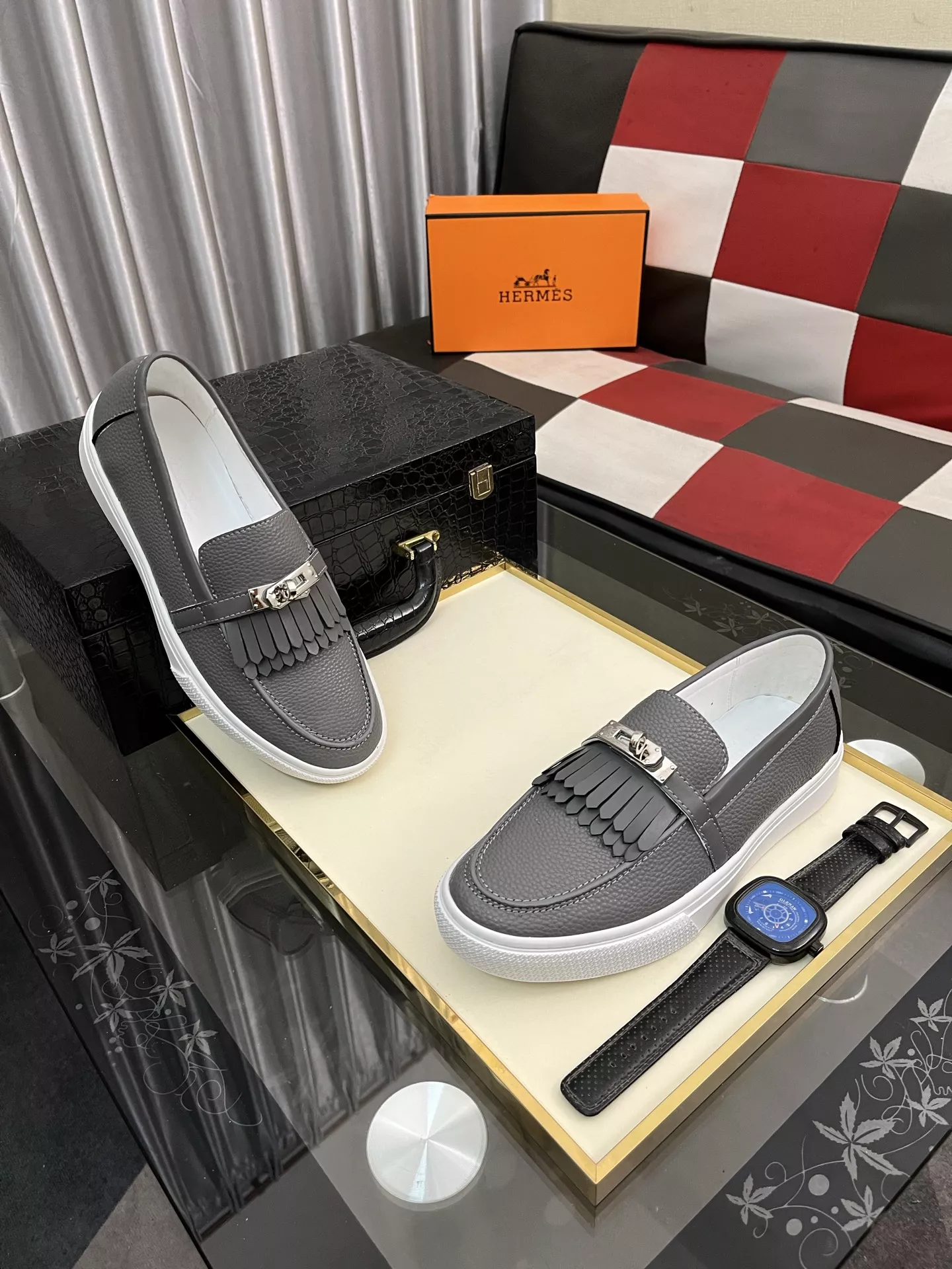 Comfortable 5008 Hermes Casual Shoes For Men