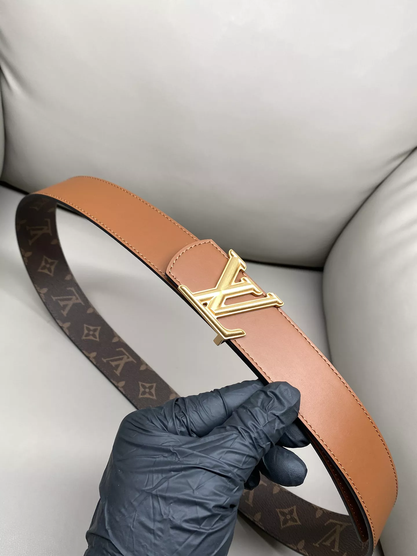 Comfortable 514 Louis Vuitton AAA Quality Belts In 4.0cm For Men