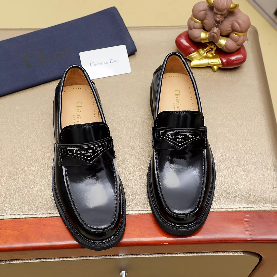 Comfortable 5245 Christian Dior Leather Shoes For Men