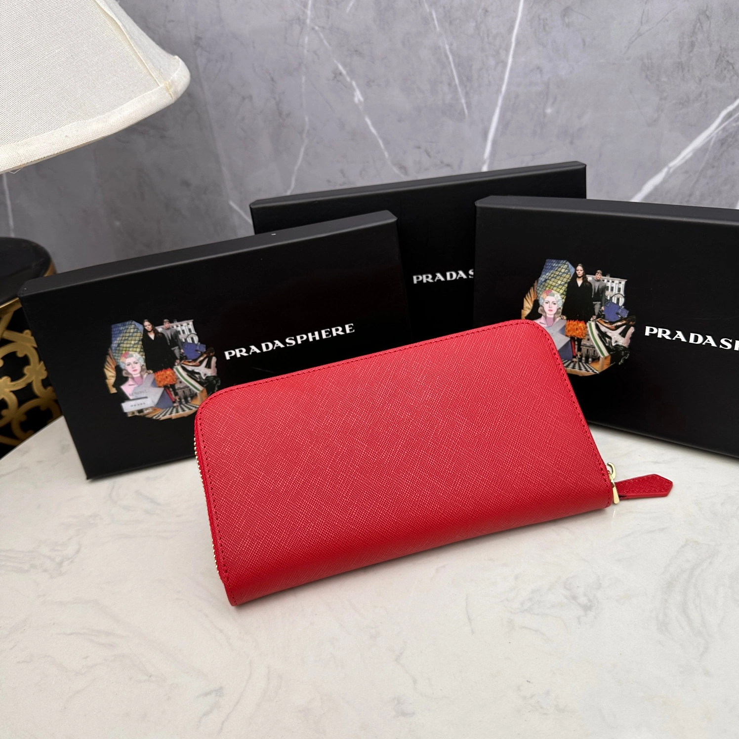 Comfortable 5256 Prada AAA Quality Wallets For Women