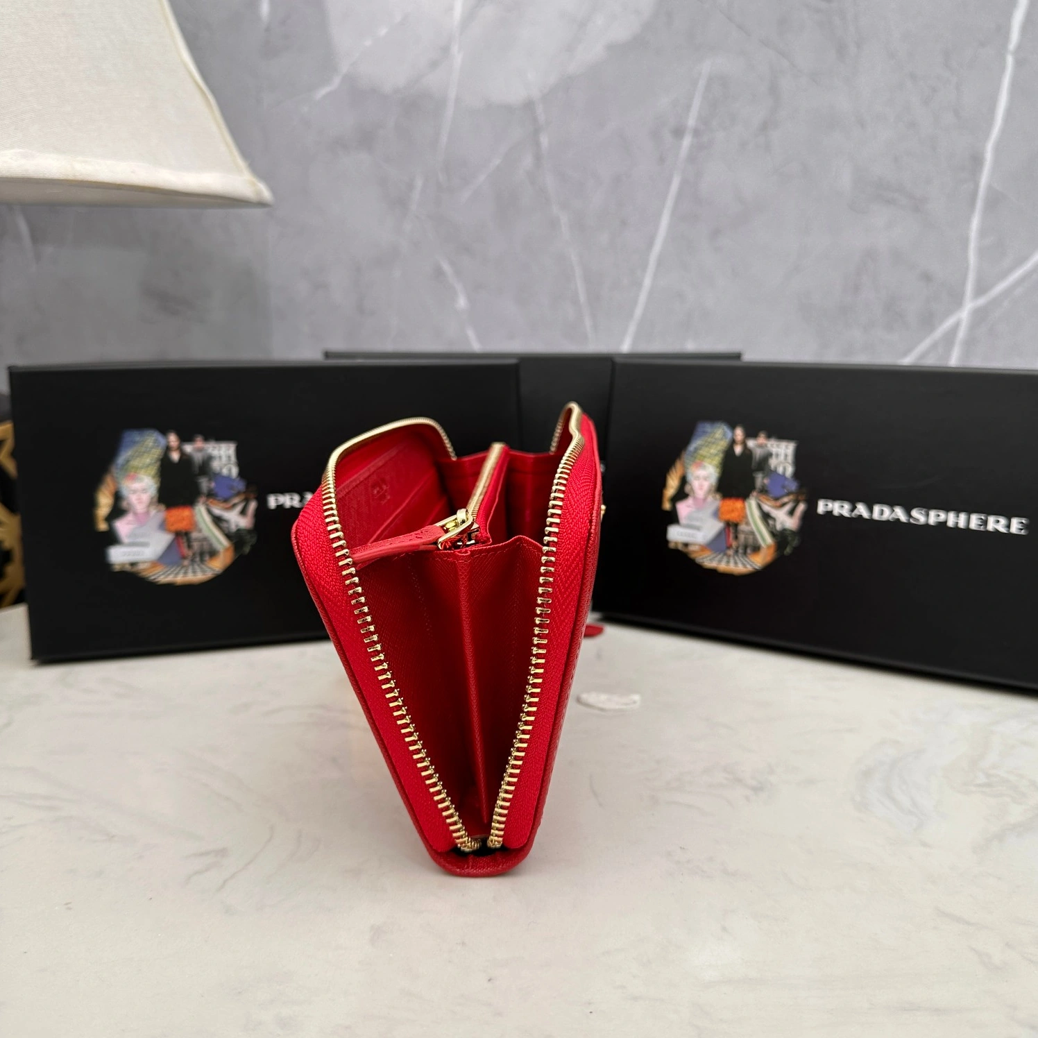 Comfortable 5256 Prada AAA Quality Wallets For Women