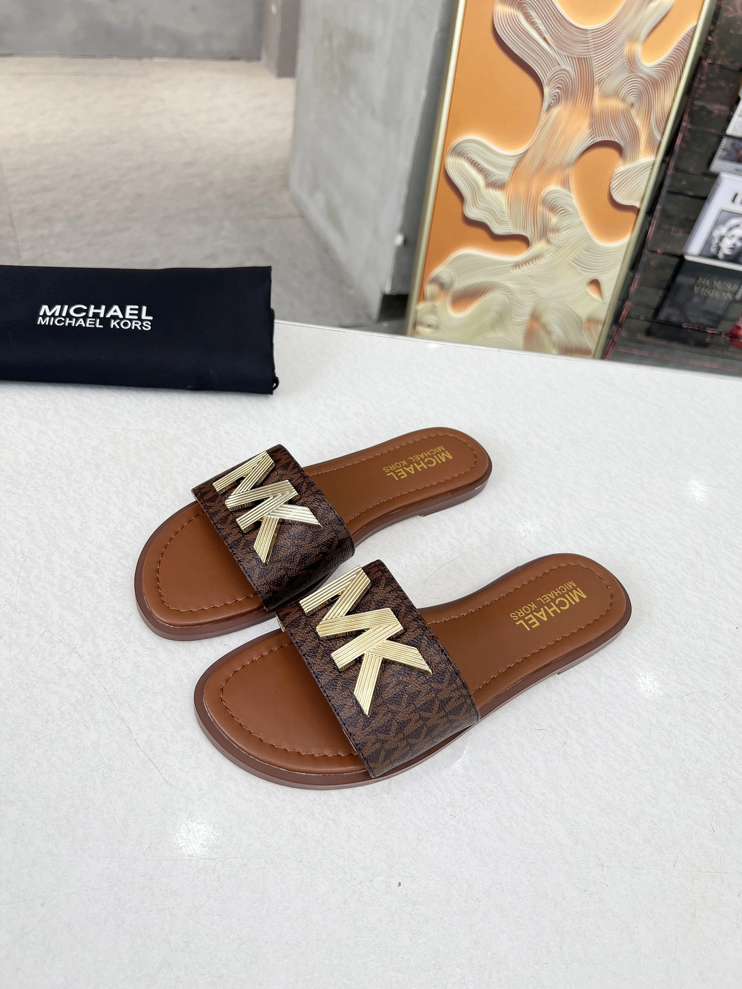 Comfortable 5296 Michael Kors Slippers For Women
