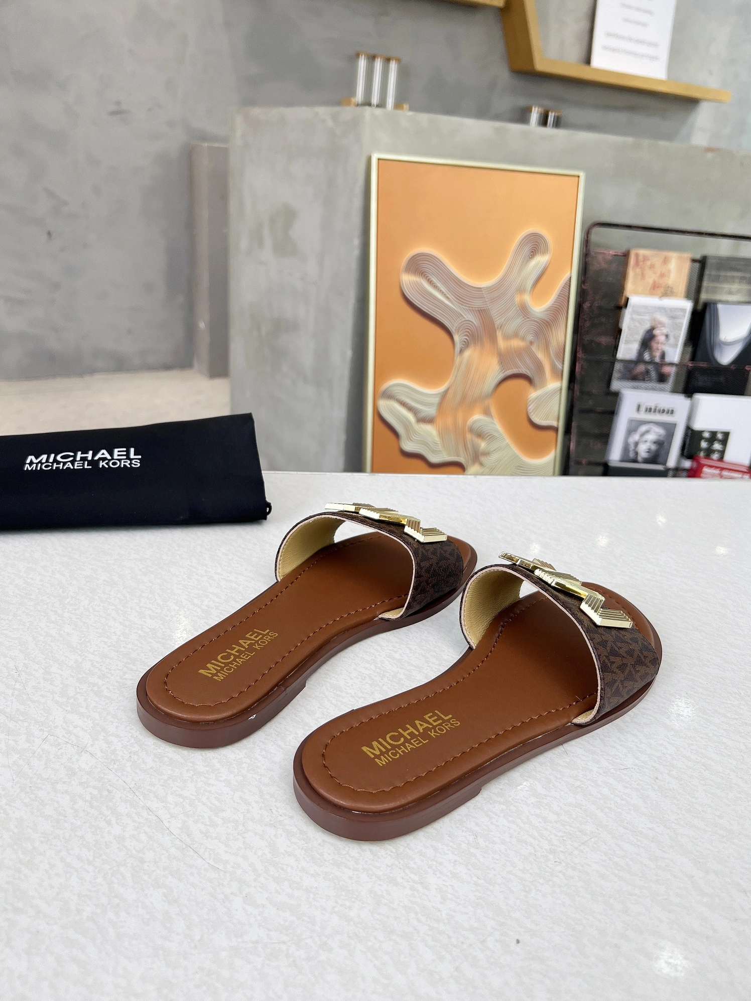 Comfortable 5296 Michael Kors Slippers For Women