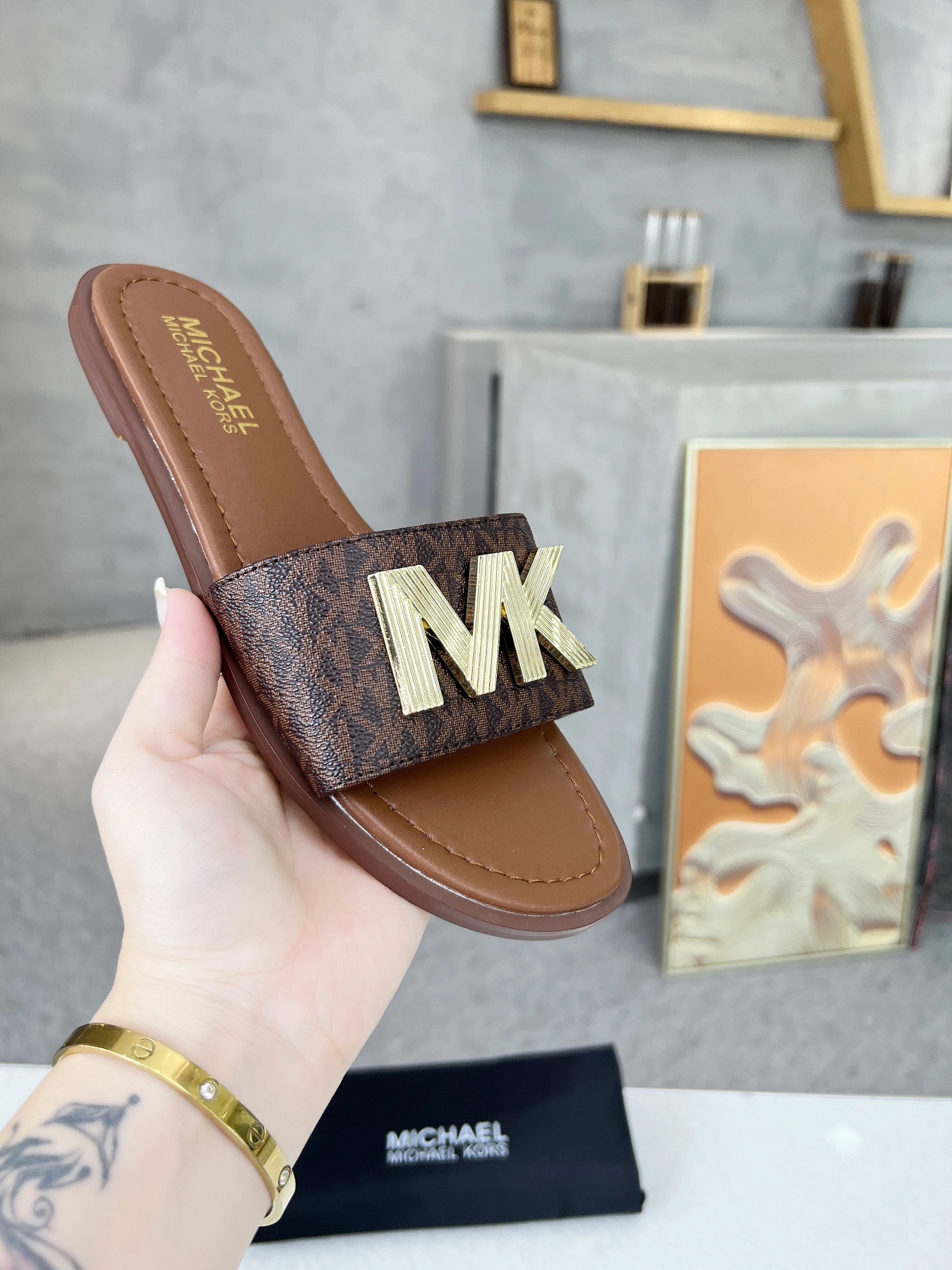 Comfortable 5296 Michael Kors Slippers For Women