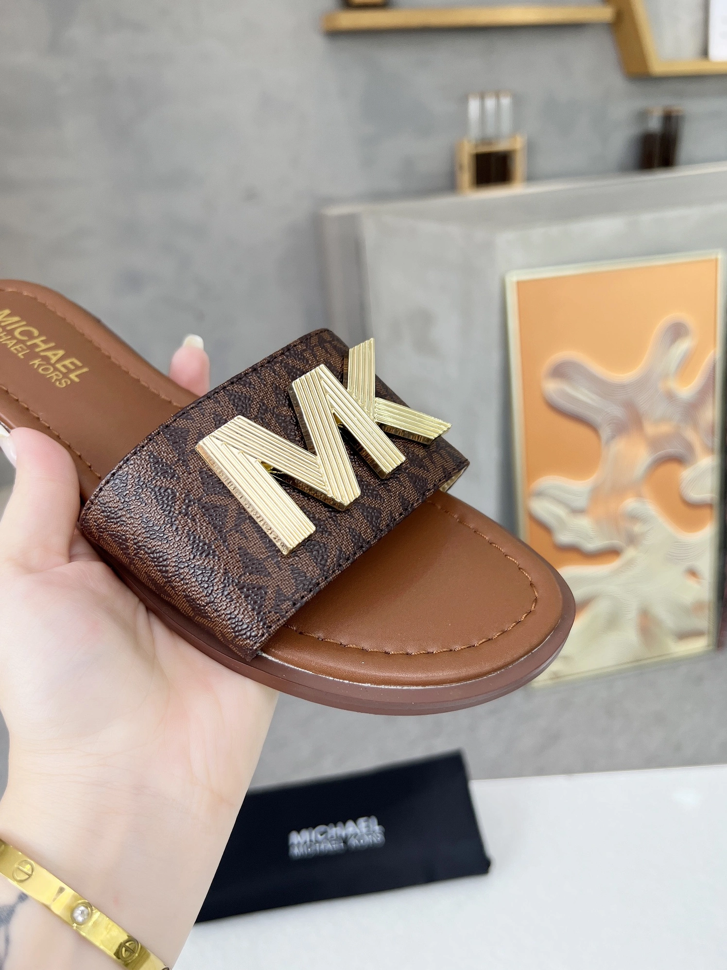 Comfortable 5296 Michael Kors Slippers For Women