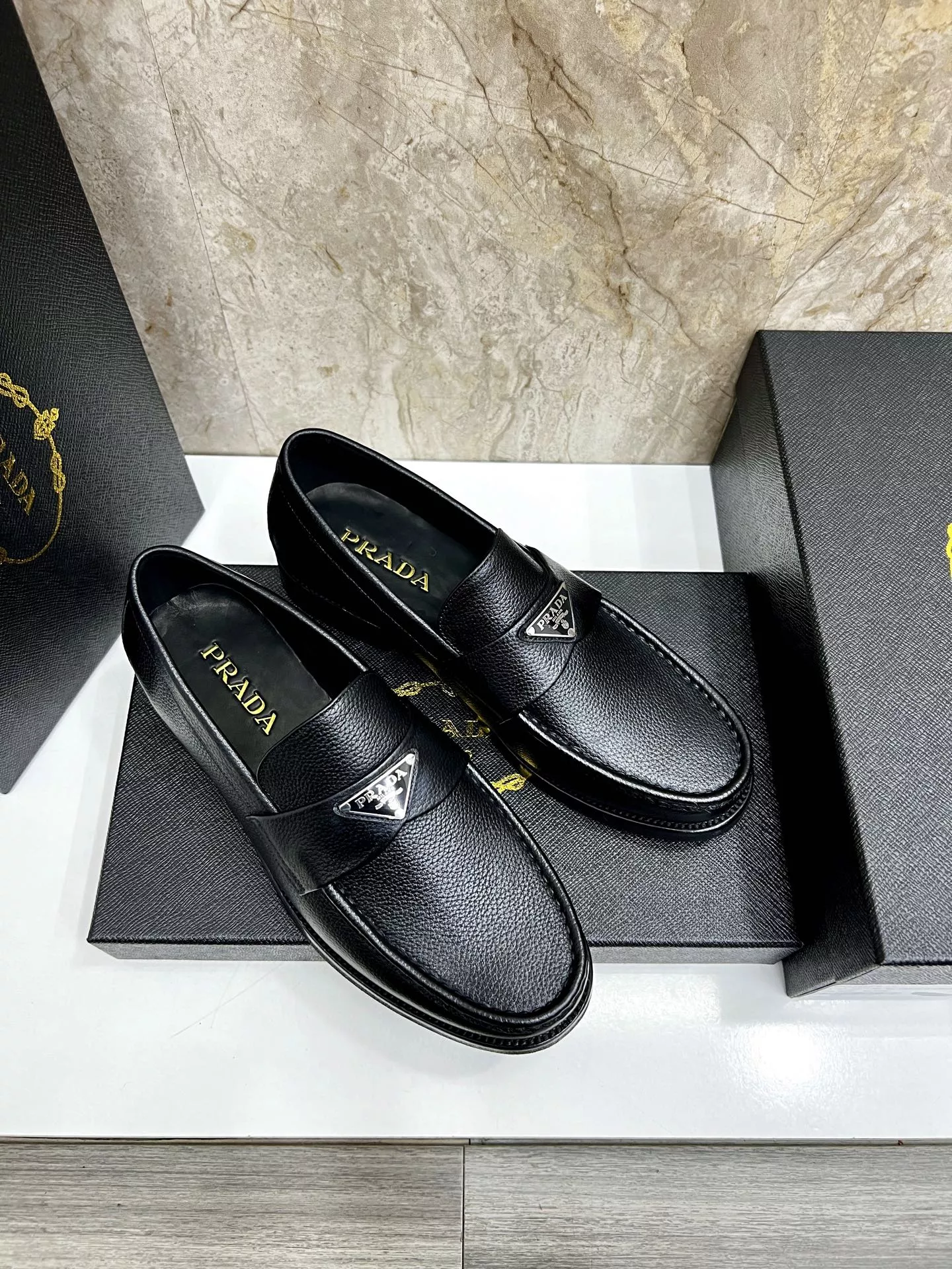 Comfortable 5331 Prada Leather Shoes For Men
