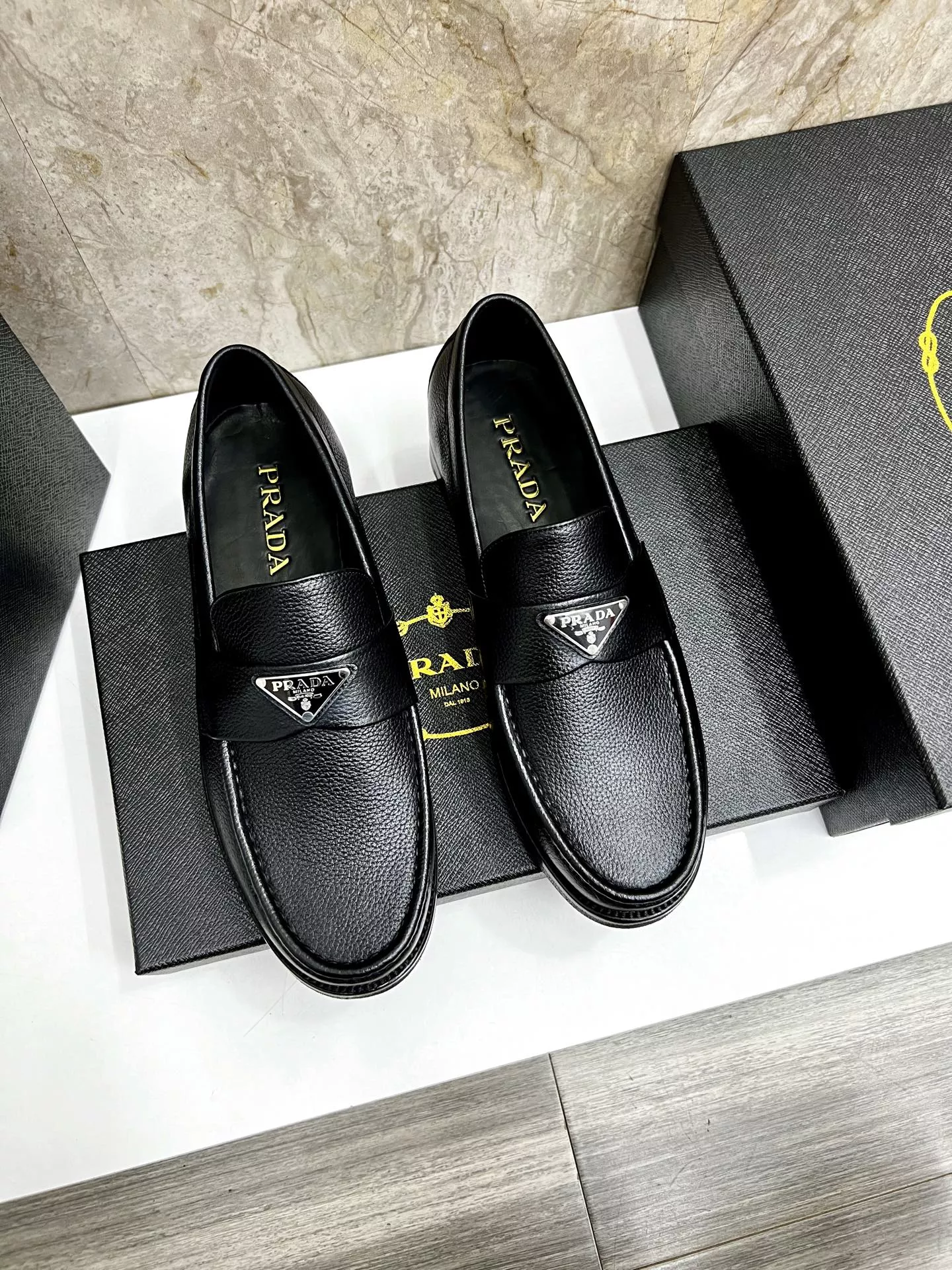 Comfortable 5331 Prada Leather Shoes For Men