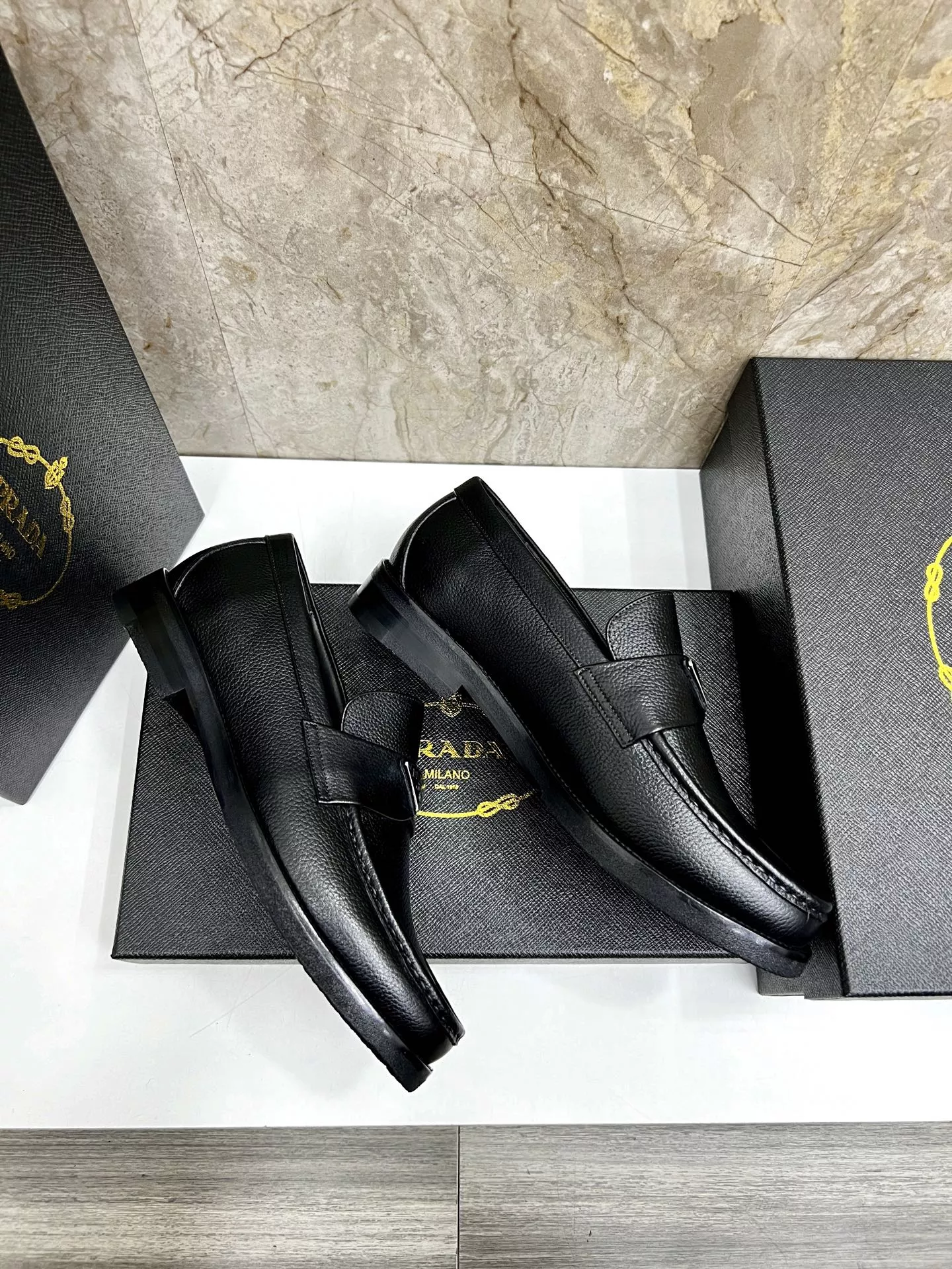 Comfortable 5331 Prada Leather Shoes For Men