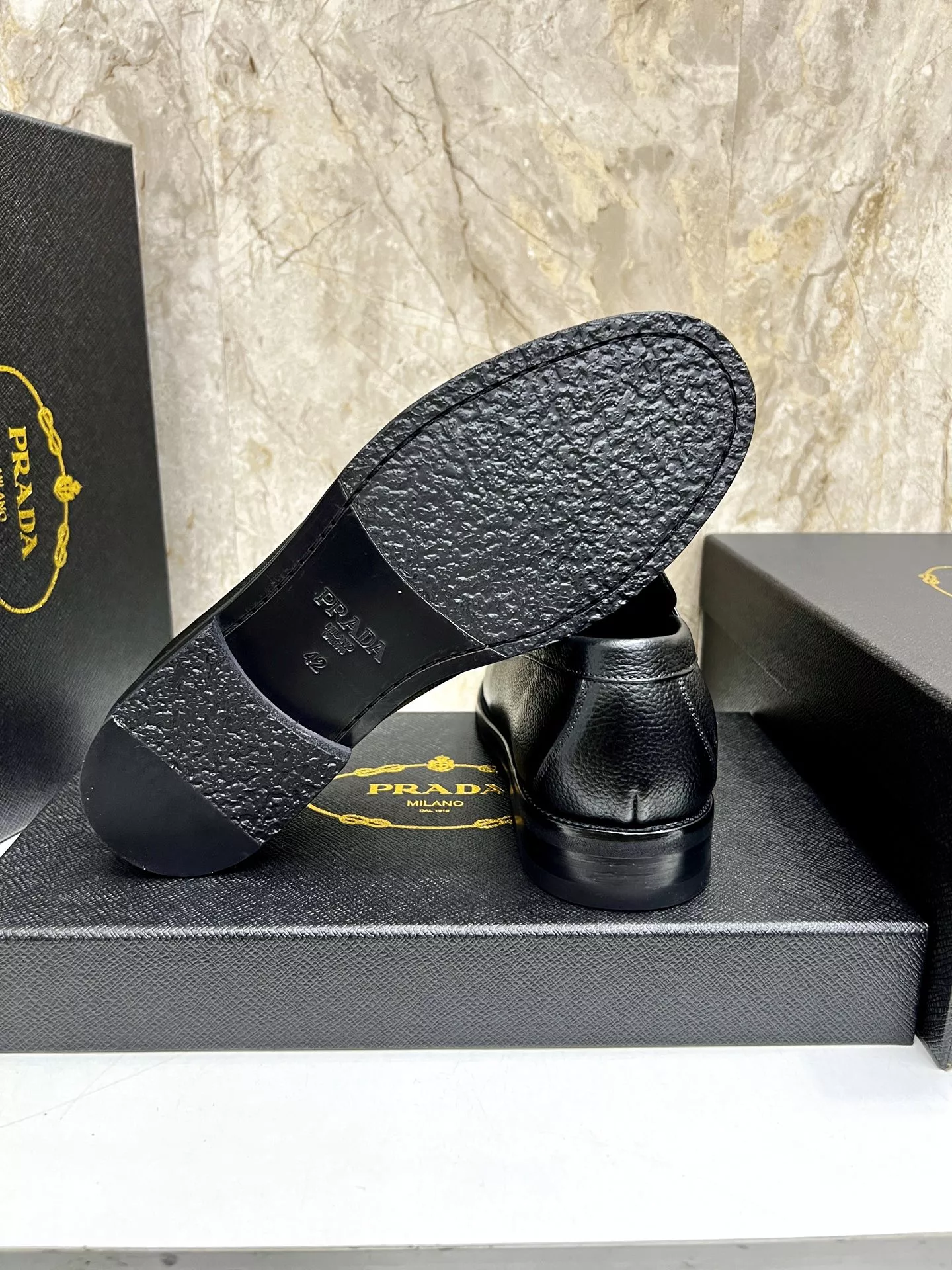 Comfortable 5331 Prada Leather Shoes For Men