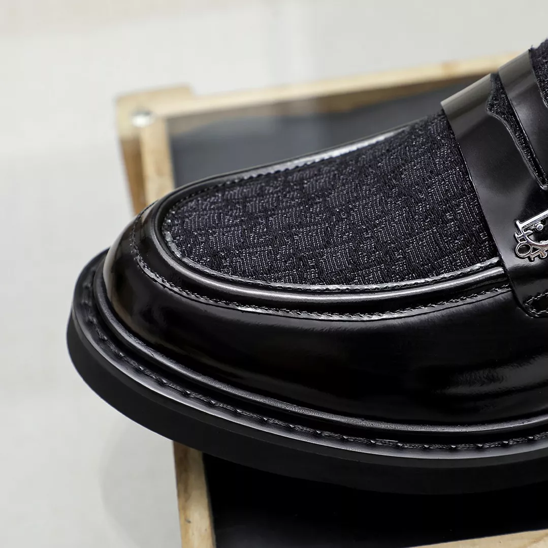 Comfortable 5378 Christian Dior Leather Shoes For Men