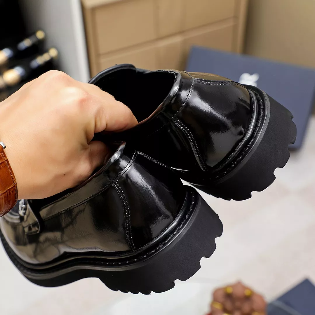 Comfortable 5378 Christian Dior Leather Shoes For Men