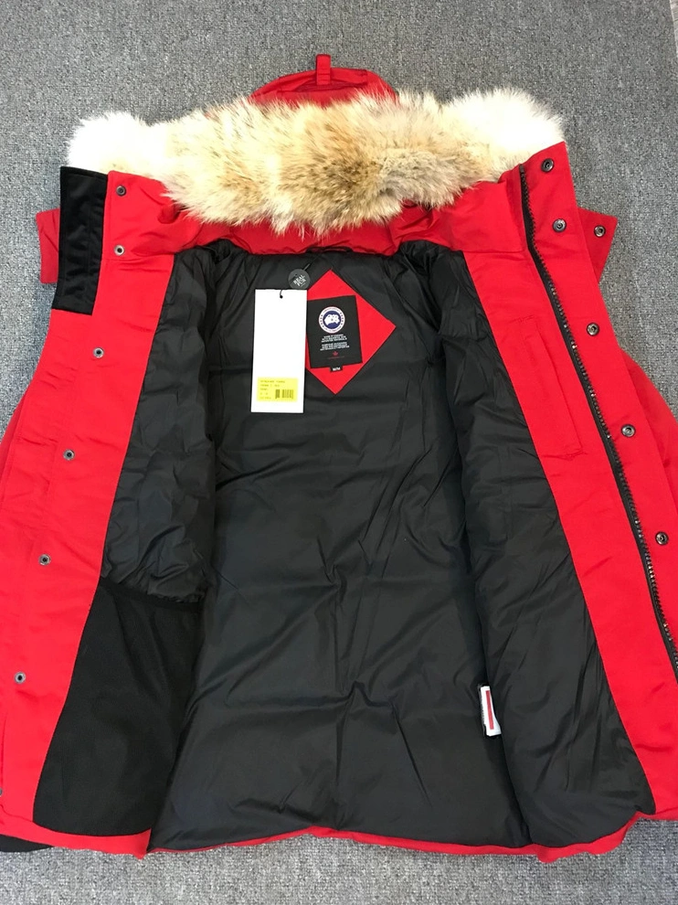 Comfortable 5494 Canada Goose Down Feather Coat Long Sleeved For Unisex