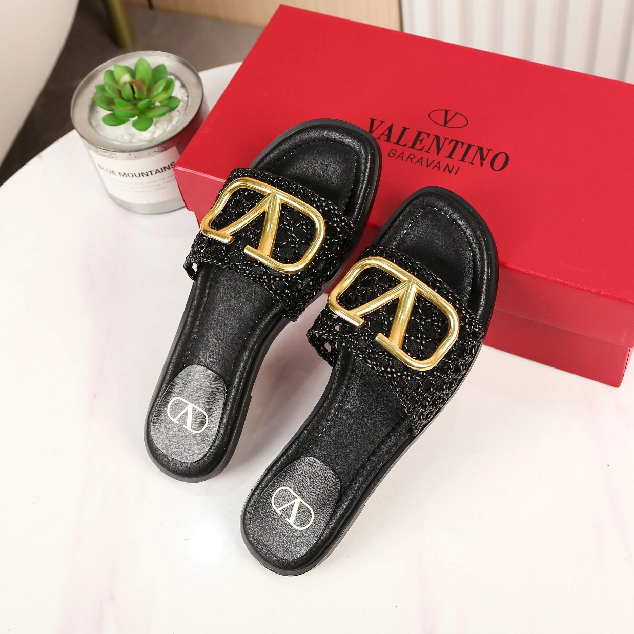 Comfortable 5632 Valentino Slippers For Women
