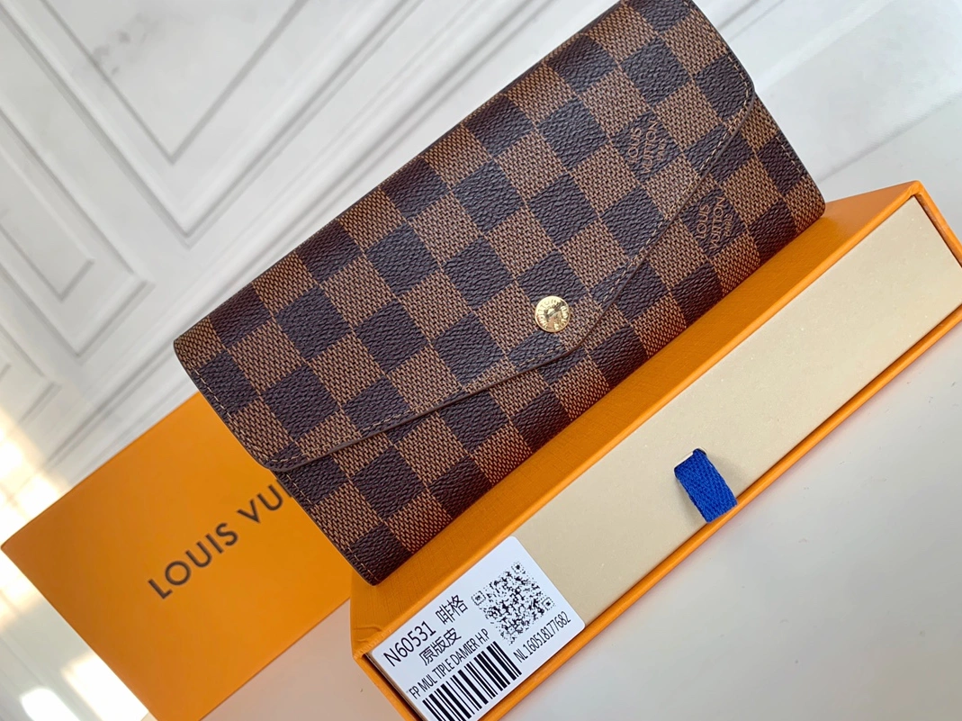 Comfortable 5633 Louis Vuitton LV Wallets In Coffee For Women