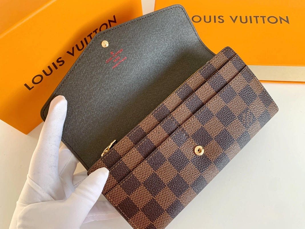 Comfortable 5633 Louis Vuitton LV Wallets In Coffee For Women