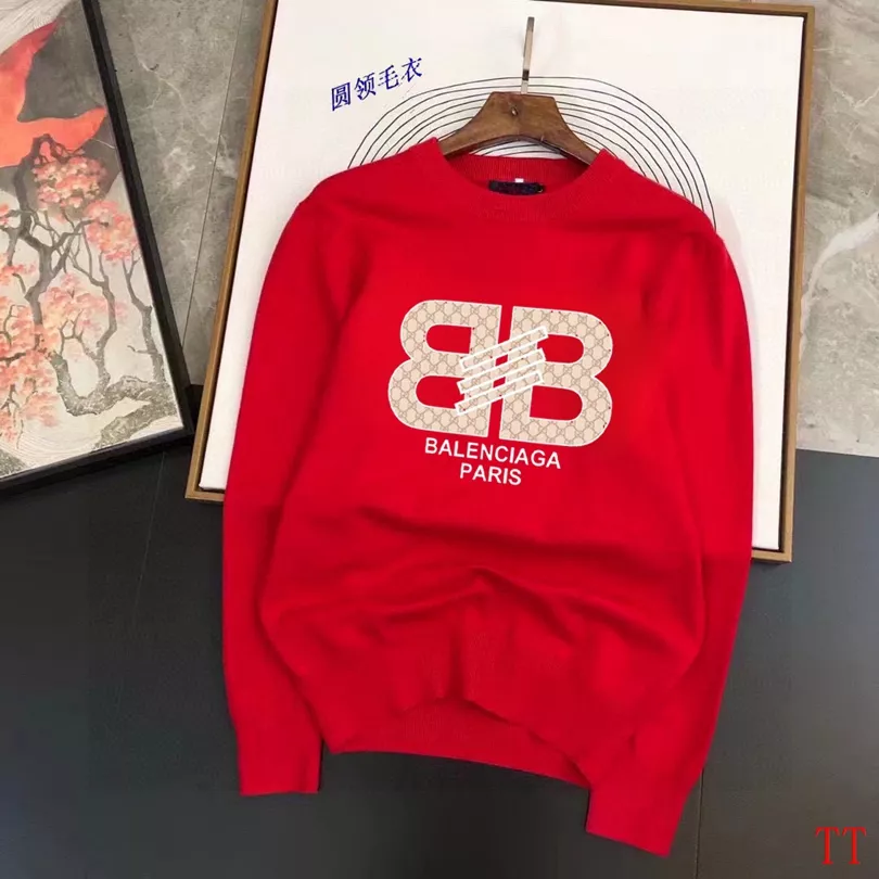 Comfortable 5701 Balenciaga Sweaters Long Sleeved For Men