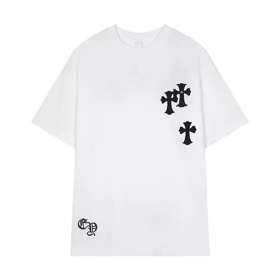 Comfortable 583 Chrome Hearts T-Shirts Short Sleeved For Unisex