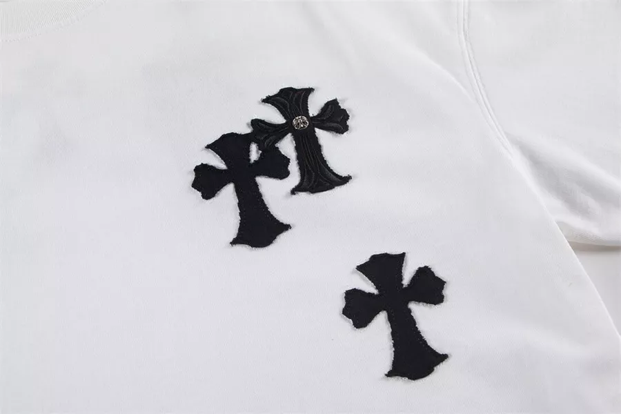 Comfortable 583 Chrome Hearts T-Shirts Short Sleeved For Unisex