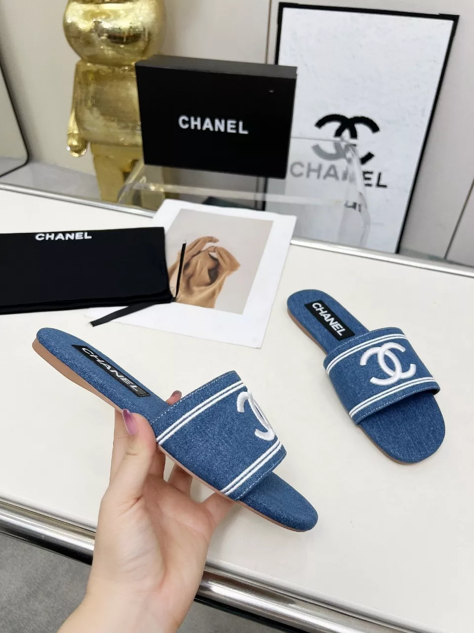 Comfortable 6325 Chanel Slippers For Women