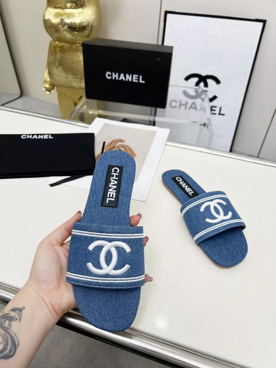 Comfortable 6325 Chanel Slippers For Women