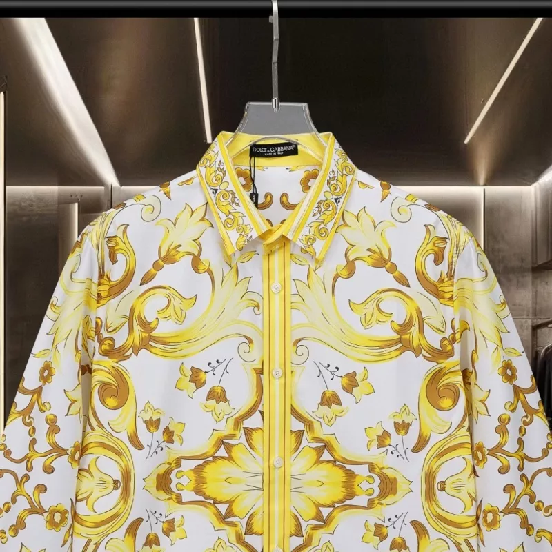 Comfortable 6507 Dolce & Gabbana D&G Shirts Long Sleeved For Unisex