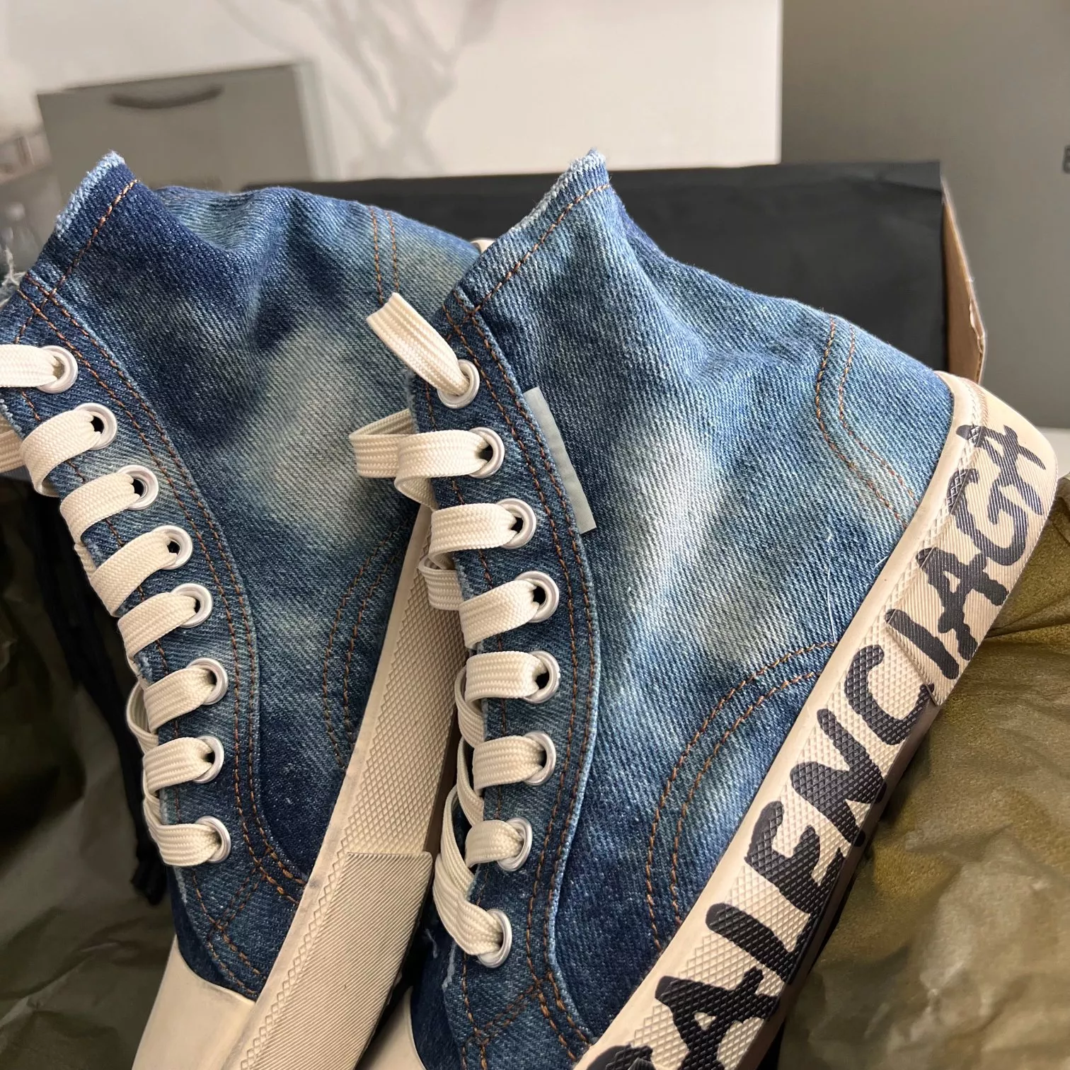 Comfortable 6628 Balenciaga High Tops Shoes For Men