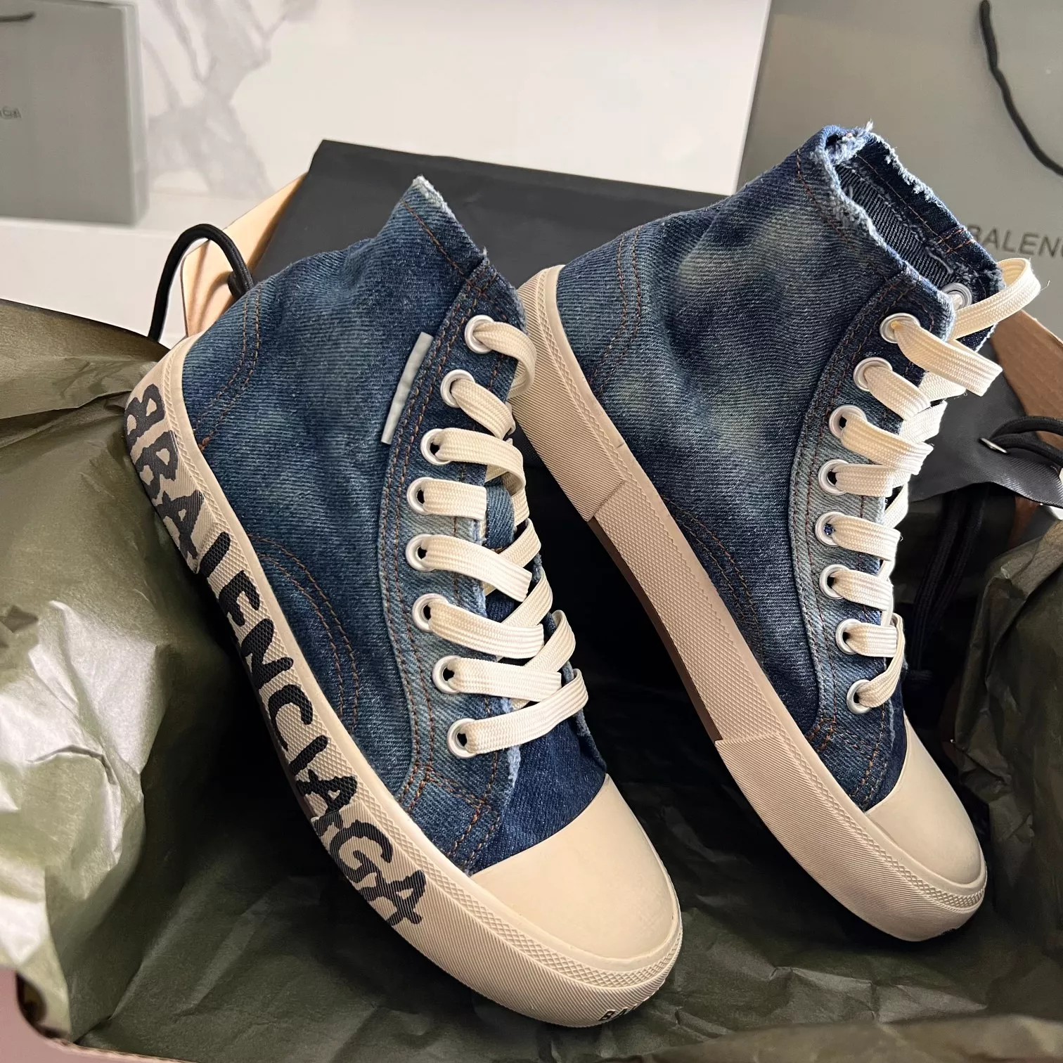 Comfortable 6628 Balenciaga High Tops Shoes For Men