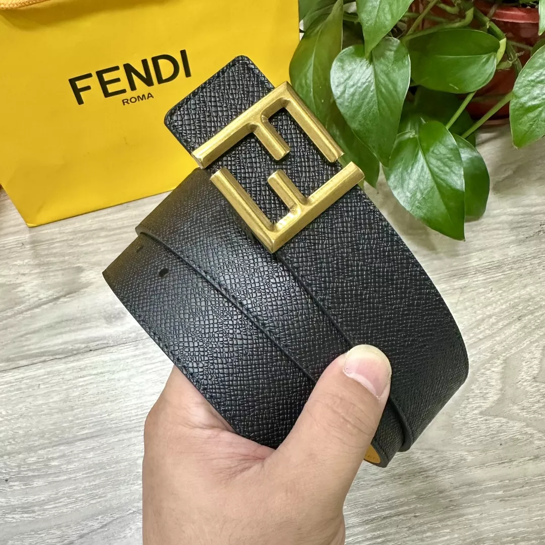 Comfortable 6632 Fendi AAA Quality Belts In 4.0cm For Men